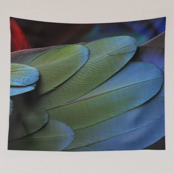 Item preview, Divine Bluebird Feathers - bestseller- mugs, pillows, masks, t shirts designed and sold by August-E.