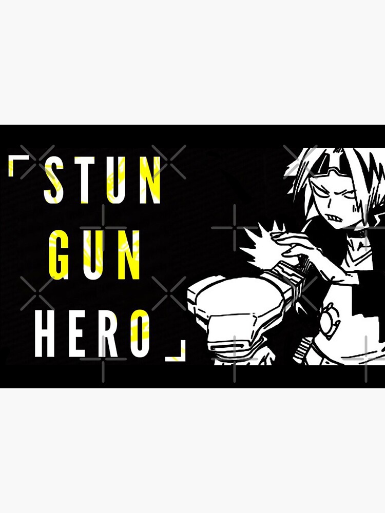 "Stun Gun Hero" Sticker by Ianterweb Redbubble