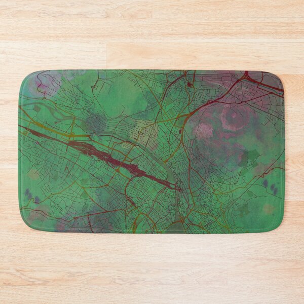 Item preview, Zurich Switzerland Street Map Green Planet designed and sold by IvonDesign.