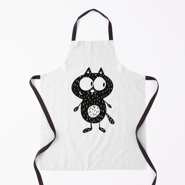 Item preview, Black and white cat nr12 designed and sold by KateCrafts.