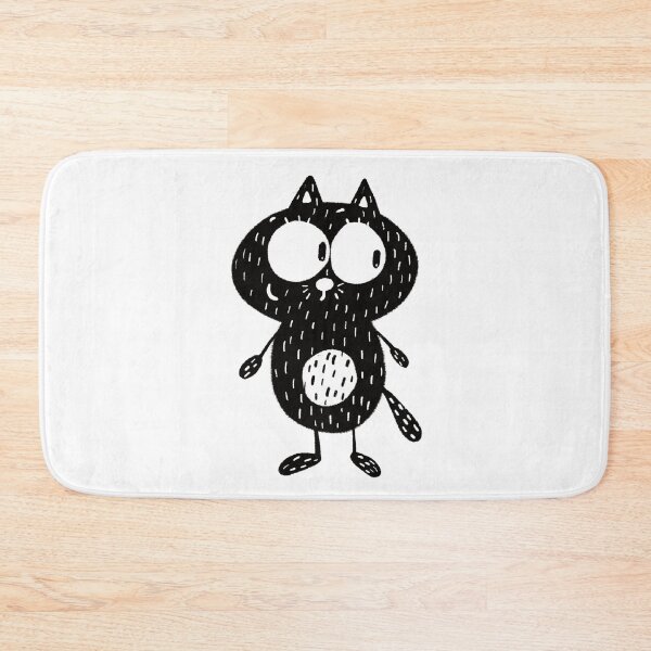 Item preview, Black and white cat nr12 designed and sold by KateCrafts.