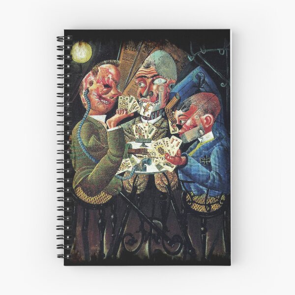 Item preview, The card Skat Players Otto Dix painting artist art lover gift t shirt designed and sold by Johannesart.