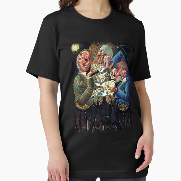 Item preview, The card Skat Players Otto Dix painting artist art lover gift t shirt designed and sold by Johannesart.