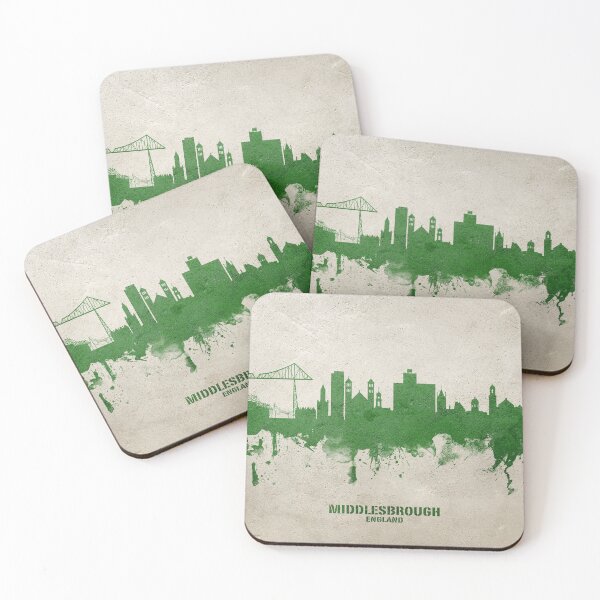 Item preview, Middlesbrough England Skyline designed and sold by ArtPrints.