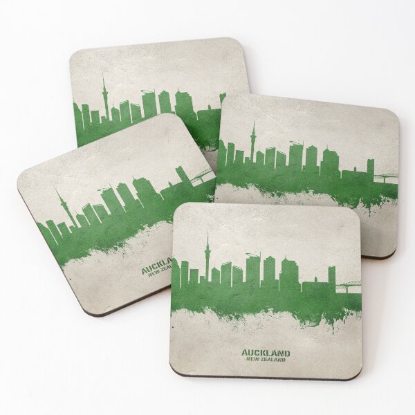 Item preview, Auckland New Zealand Skyline designed and sold by ArtPrints.