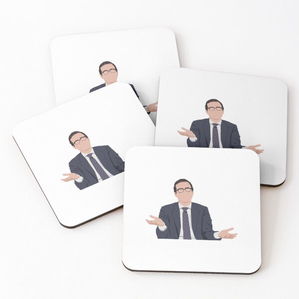 Item preview, John Oliver at his iconic desk designed and sold by royaldutchness.