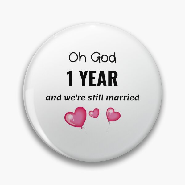 Item preview, 1st Wedding Anniversary Funny Gift for Him or Her designed and sold by TheGreekGuy.