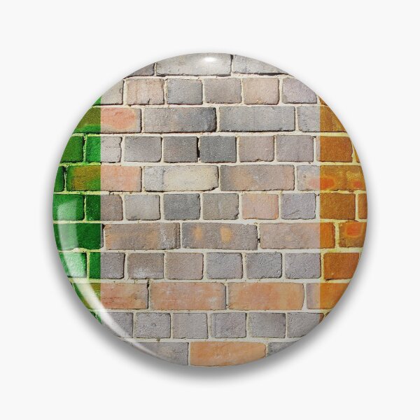 Item preview, Ireland flag on an old brick wall  designed and sold by steveball.