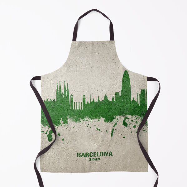 Item preview, Barcelona Spain Skyline designed and sold by ArtPrints.