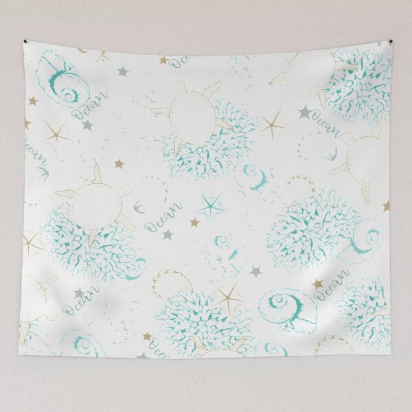 Item preview, Ocean Dreams with Sea Turtles designed and sold by Paulele.