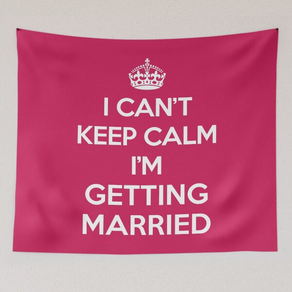 Item preview, Keep Calm Married Quote designed and sold by quarantine81.