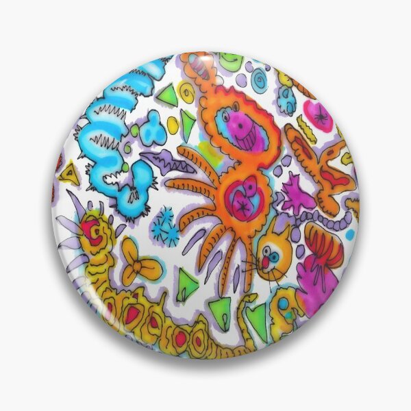 Item preview, Testing-my-new-brush-pen-pastel-colors-doodles designed and sold by cuprum.