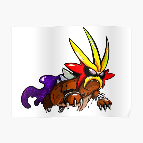 Poster Entei Redbubble