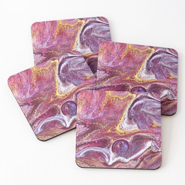 Item preview, Pink shades pastel abstract- bestseller- mugs,  pillows, masks, t shirts, blankets designed and sold by August-E.
