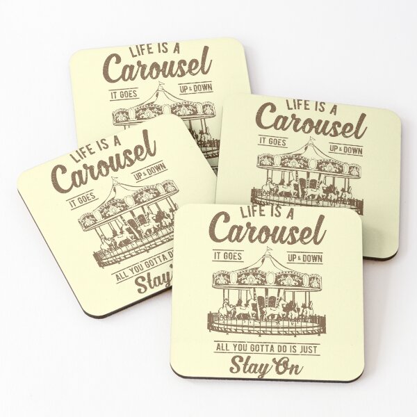 Item preview, Life Is A Carousel. It Goes Up And Down. designed and sold by wkyip79.