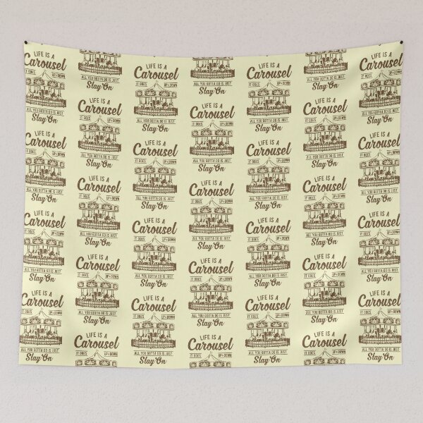 Item preview, Life Is A Carousel. It Goes Up And Down. designed and sold by wkyip79.