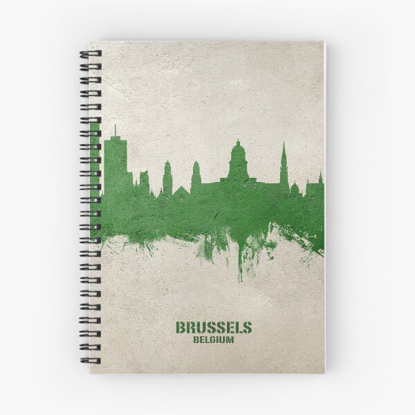 Item preview, Brussels Belgium Skyline designed and sold by ArtPrints.