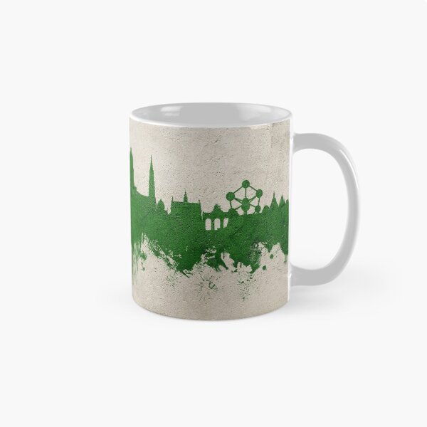 Item preview, Brussels Belgium Skyline designed and sold by ArtPrints.