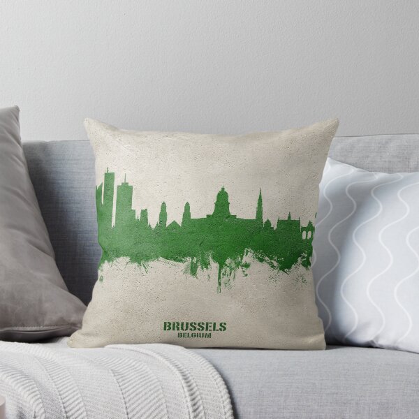 Item preview, Brussels Belgium Skyline designed and sold by ArtPrints.