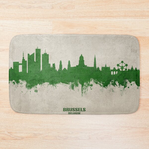 Item preview, Brussels Belgium Skyline designed and sold by ArtPrints.