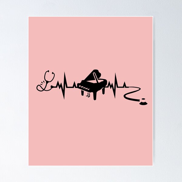 Item preview, Piano Heartbeat Gift designed and sold by SJRoil.