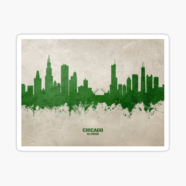 Chicago Illinois Retro Watercolor Skyline Art Souvenir T-Shirt design svg,  Chicago Illinois, Chicago Downtown City Skyline, vintage watercolor, - Buy t -shirt designs