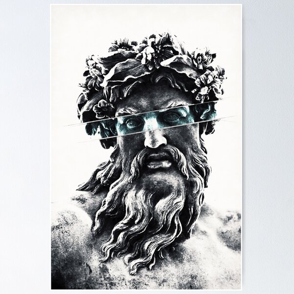 Zeus the king of gods Poster
