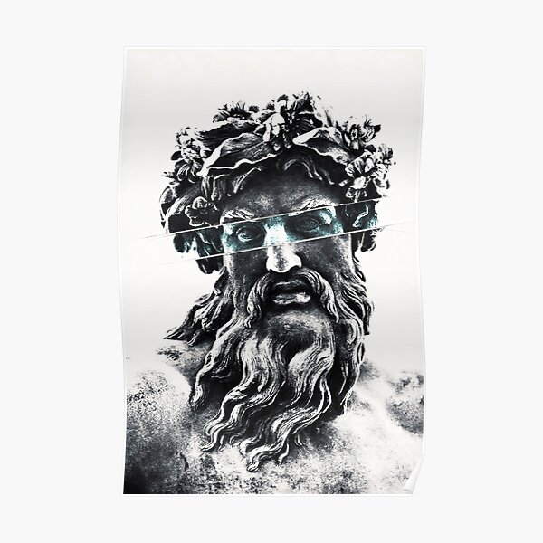 Zeus the king of gods Poster