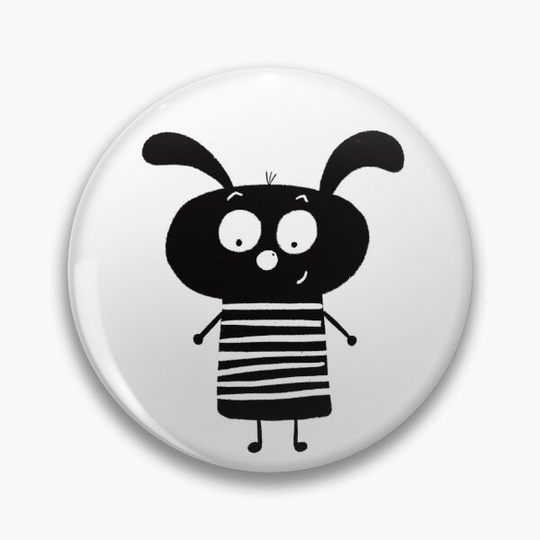 Item preview, Black and white dog nr1 designed and sold by KateCrafts.