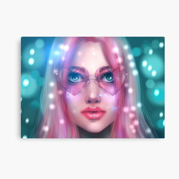 Glitter Canvas Print