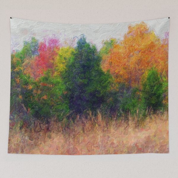 Artikelvorschau, Vintage Landschaft Natur Abstrakt - Stoff Pastell Bestseller- Masken, Tassen, Kissen, T-Shirts entworfen und verkauft von August-E.