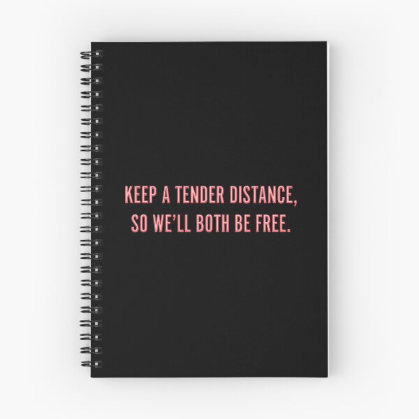 Item preview, Keep a Tender Distance, so We'll Both Be Free (Neon Red) designed and sold by Plasmak.