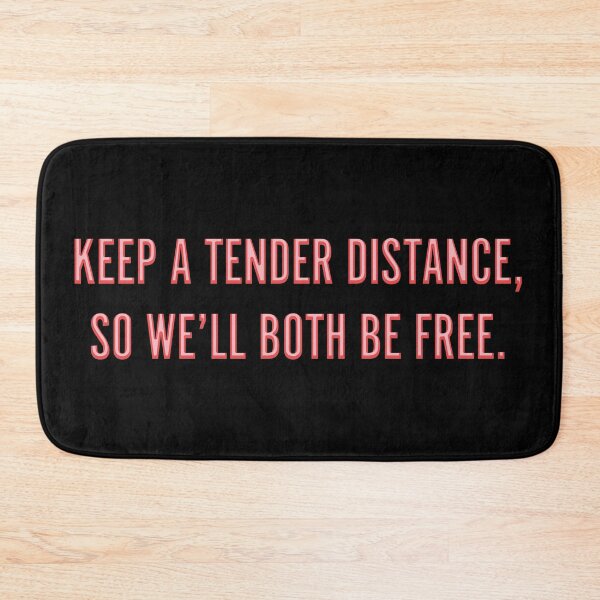 Item preview, Keep a Tender Distance, so We'll Both Be Free (Neon Red) designed and sold by Plasmak.