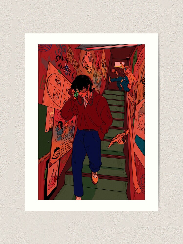 Alternate view of avatar: underground (Zuko, Aang) Art Print