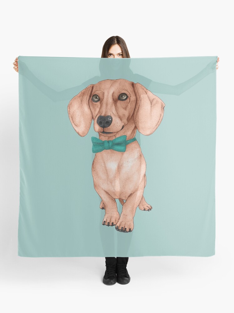weenie dog scarf