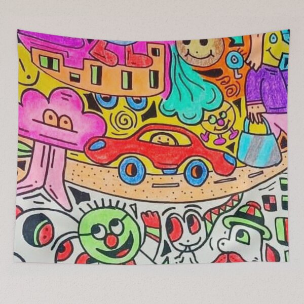 Item preview, Colourful Doodle designed and sold by So Witcasm ?.