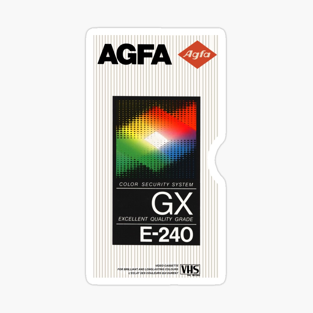 RARE vintage AGFA High Color e-240 vhs video cassetta NUOVO & OVP 