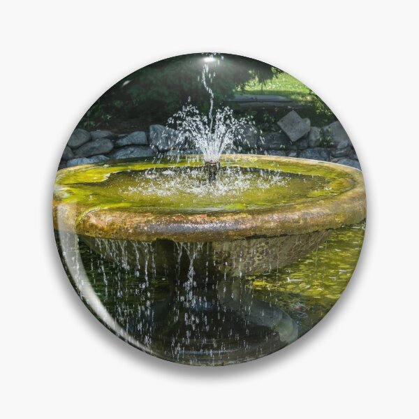 Item preview, Refreshing Summer - the Little Fisherman Fountain Merrily Splashing in the Sunshine designed and sold by Georgia Mizuleva.