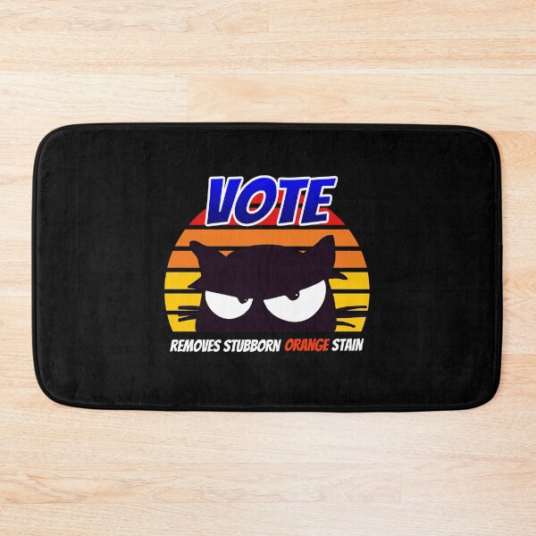 Item preview, Retro Cat Vote Removes Stubborn Orange Stain designed and sold by ojdart.