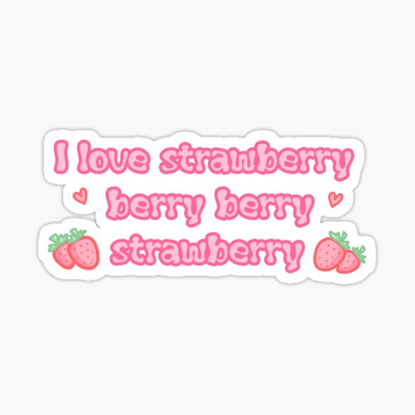 Artikel-Vorschau von Ich hoffe, ich liebe Erdbeeren, designt und verkauft von gummieturtle.