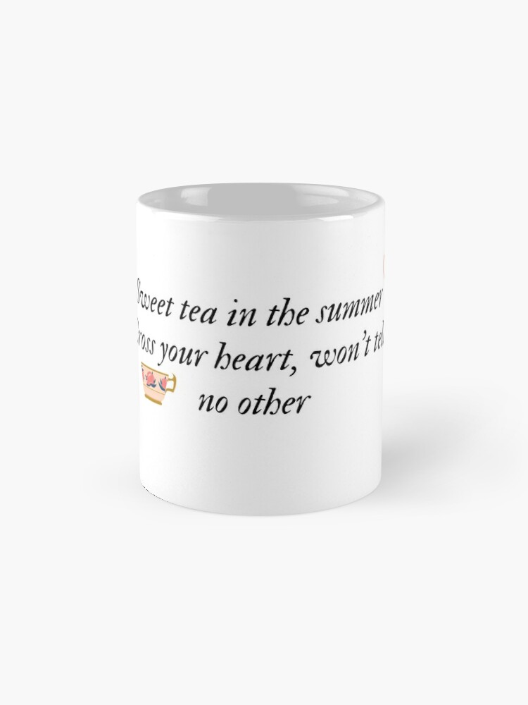 folklore Taylor Swift lyrics seven sweet tea Coffee Mug for Sale