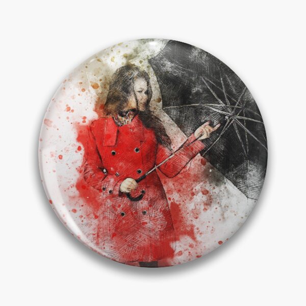 Item preview, Abstract Art Woman with Umbrella designed and sold by BrchtV.