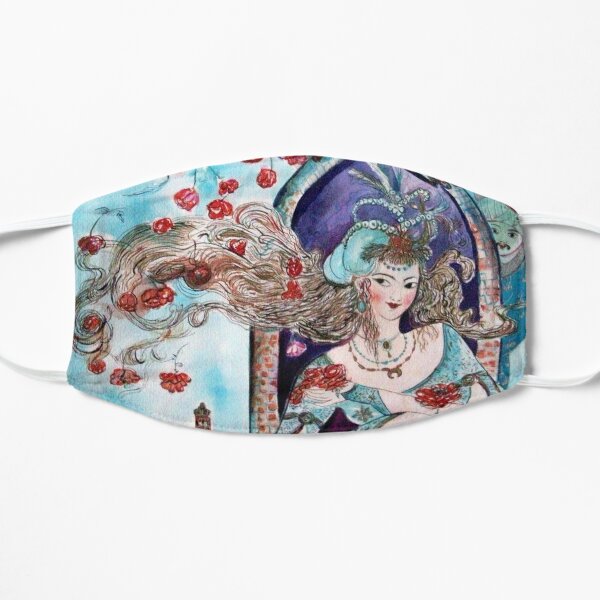 ORIENTAL FAIRY TALE / PRINCESS ,RED ROSES AND FLYING HAWK Mask