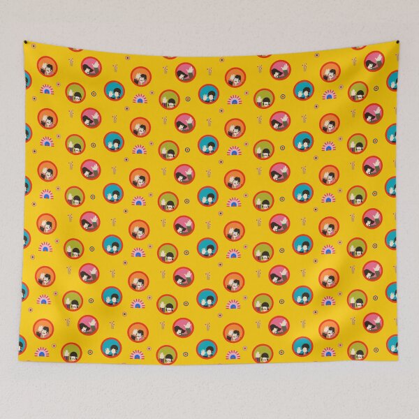 Item preview, Colorful Submarine pattern designed and sold by chillstudio.