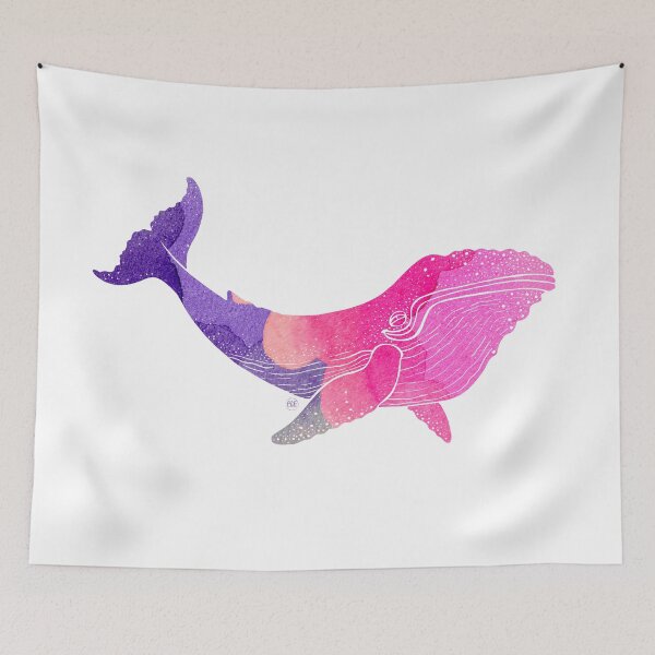 Item preview, Humpback whale (color) designed and sold by adeillustrator.
