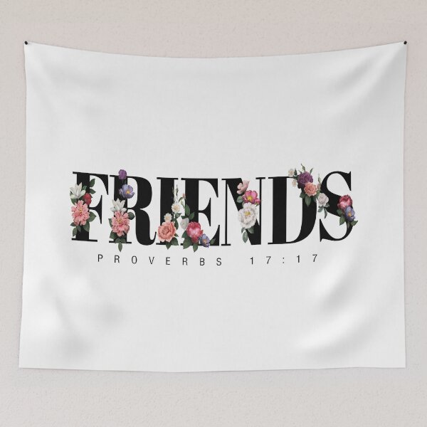 Item preview, True Friends Proverbs 17:17 designed and sold by KA DESIGNS.