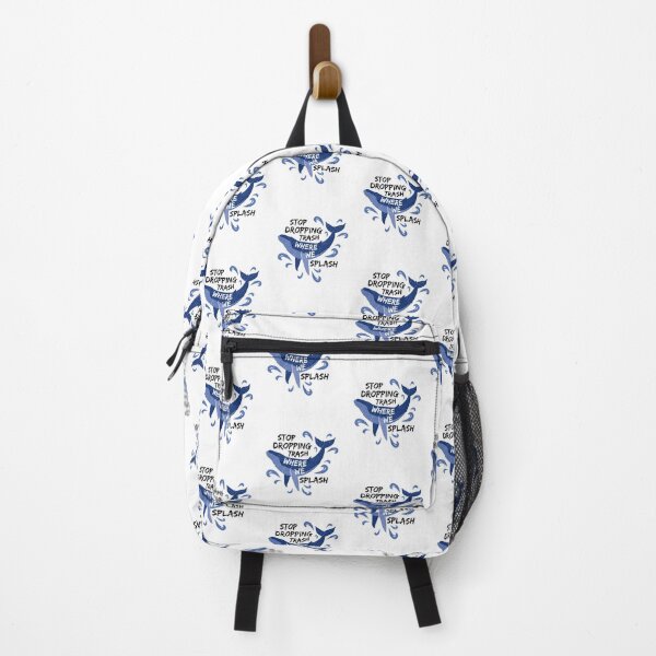 Item preview, Stop Dropping Trash Where We Splash - Whale designed and sold by Bangtees.