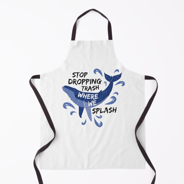 Item preview, Stop Dropping Trash Where We Splash - Whale designed and sold by Bangtees.