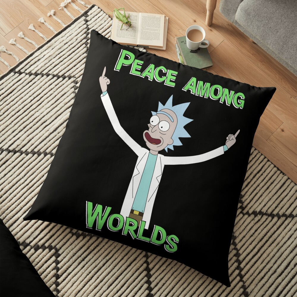 Peace Among Worlds! Floor Pillow