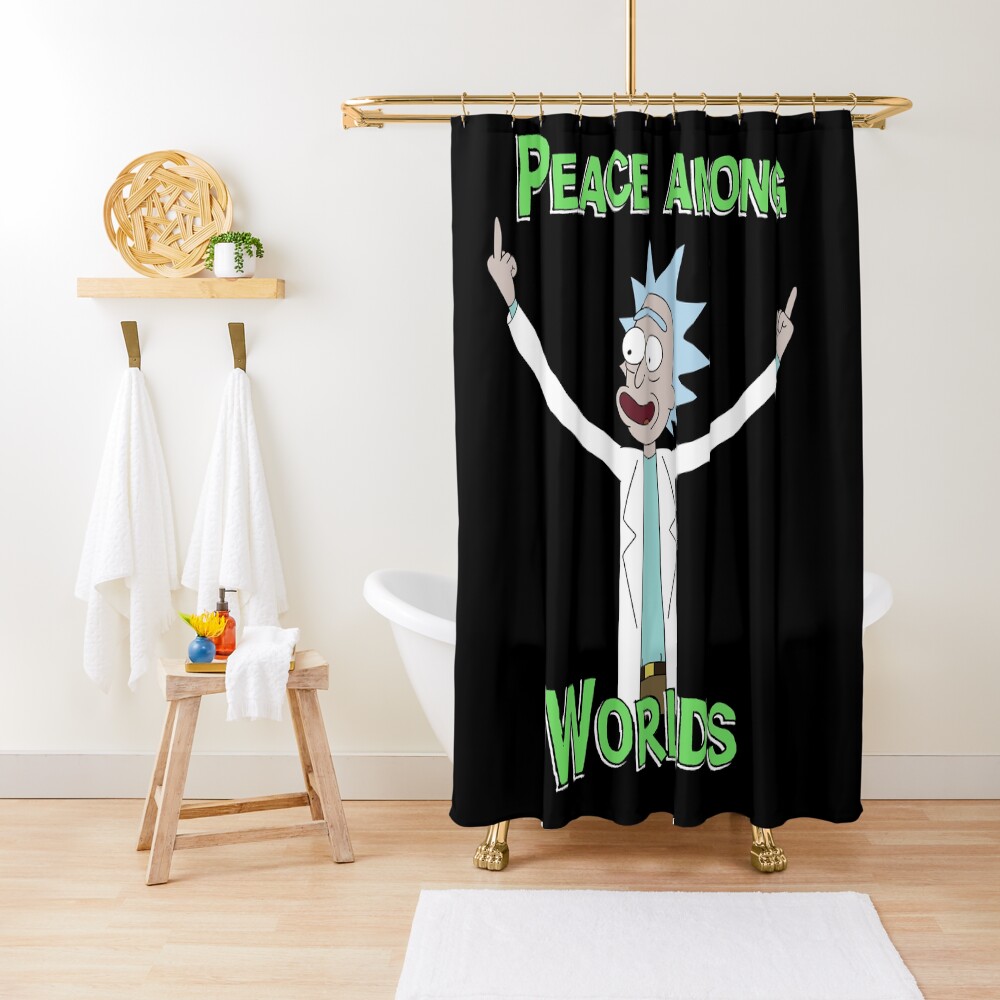 Peace Among Worlds! Shower Curtain